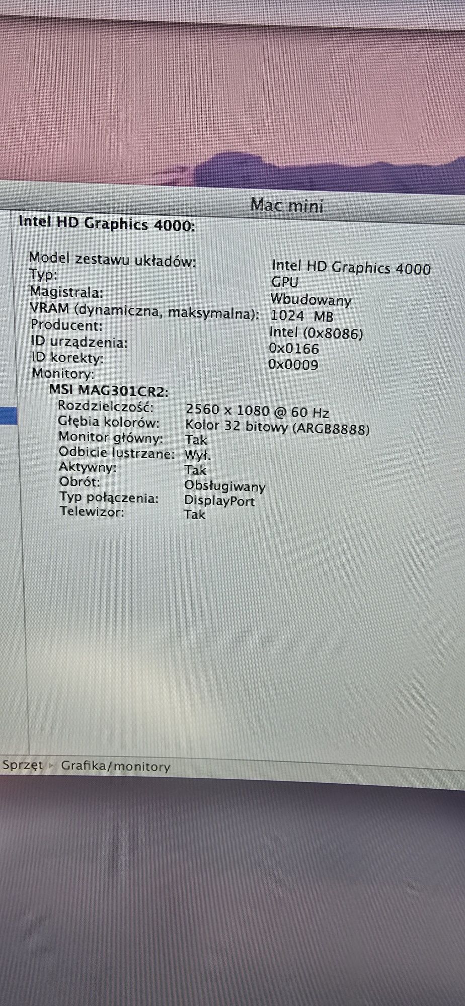 Apple Mac Mini intel i7