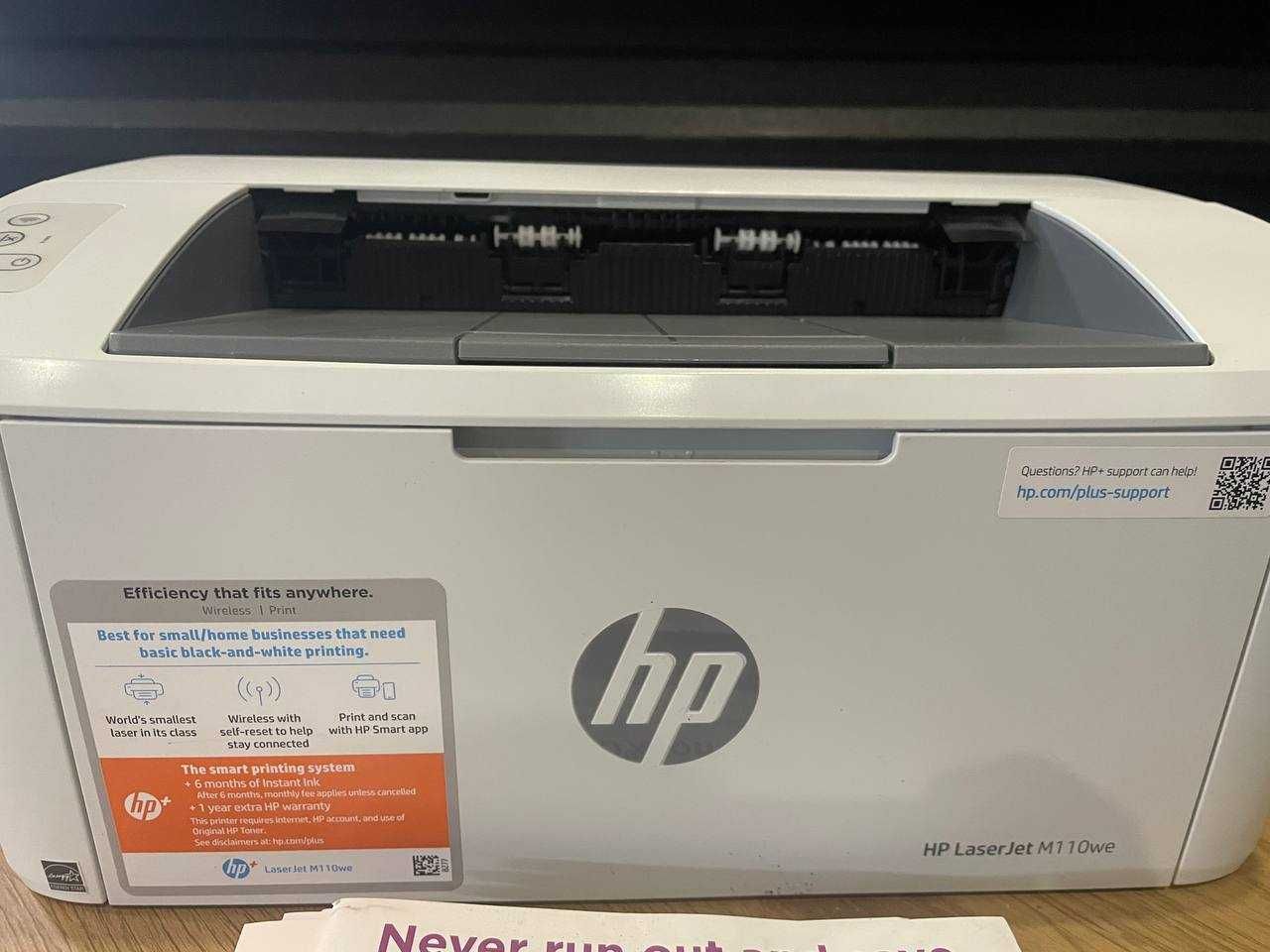 Чорно-білий принтер HP LaserJet M110we Принтер з wi fi