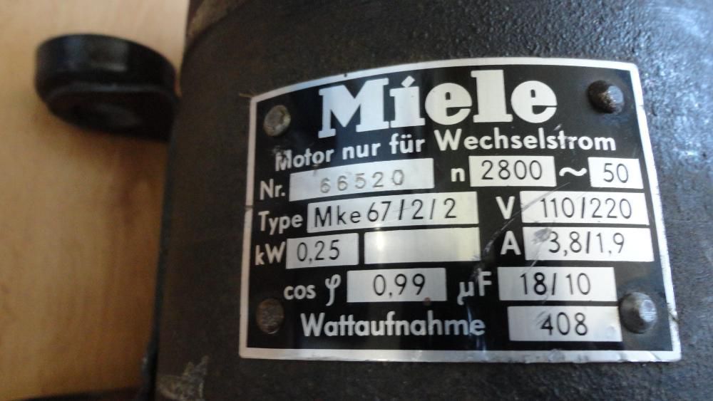 Электродвигатель. "Miele", Mke 67\2\2 (110-220V)!