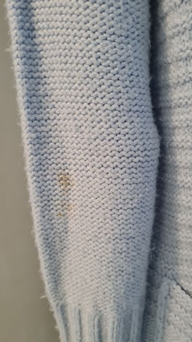 Długi sweter Kardigan. Reserved. Baby blue Błękitny. Rozmiar M - XL