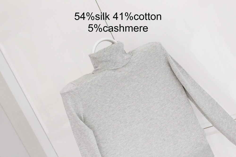 Massimo Dutti 54%jedwab kaszmir bawełna bez wad S/XS