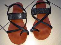 sandały z cyrkoniami 24,5cm, 39