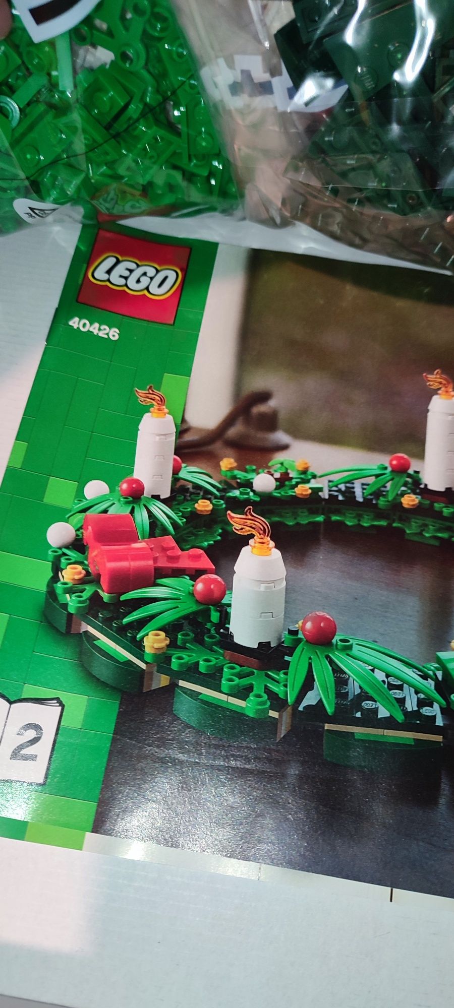 Wianek świąteczny klocki LEGO 40426 2in1