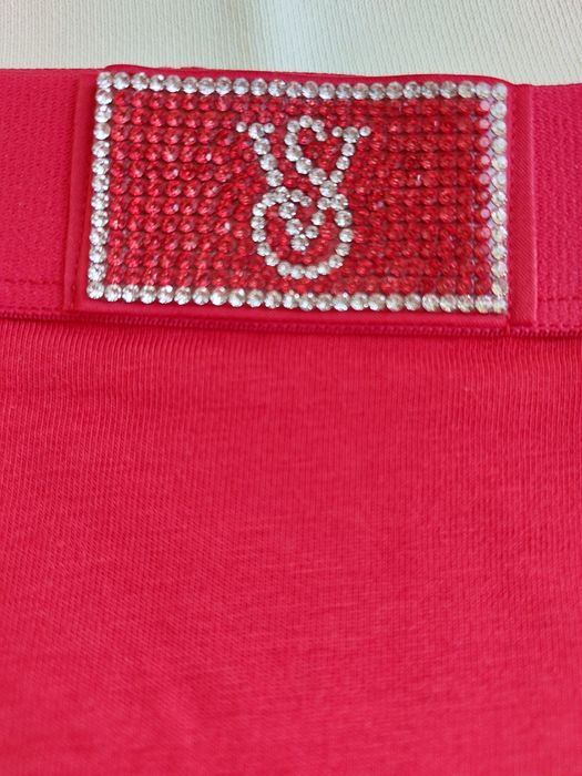 Бавовняні труси камінці трусики з камінням Victoria's Secret розмір S