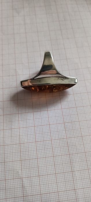 Pierścionek Bursztyn Vintage