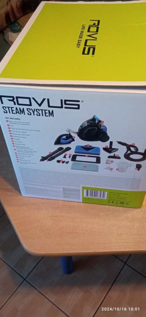 Urządzenie parowe 3w1 Rovus Steam System