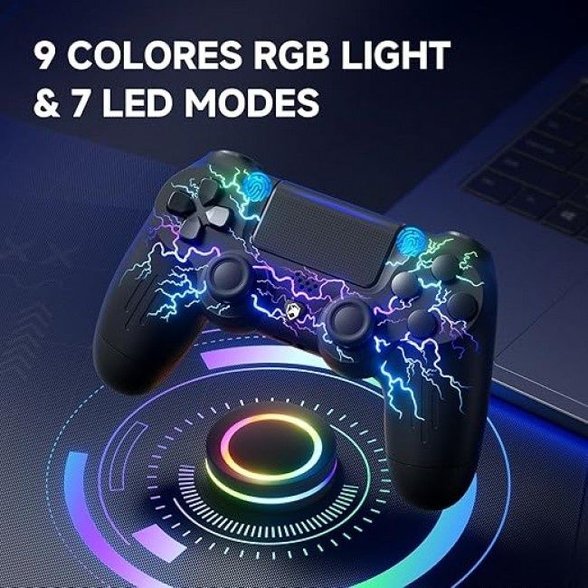 Бездротовий геймпад ECHTPower P02 Black до PC  та PlayStation PS4 Pro