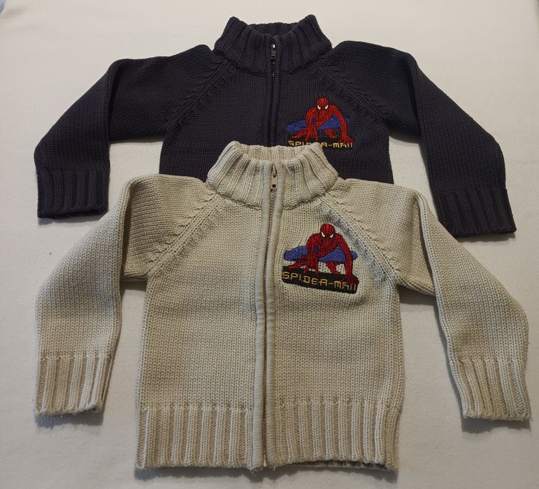 Sweterek chłopięcy 2szt.  rozm. 98 Spider-man  Swetr dziecięcy