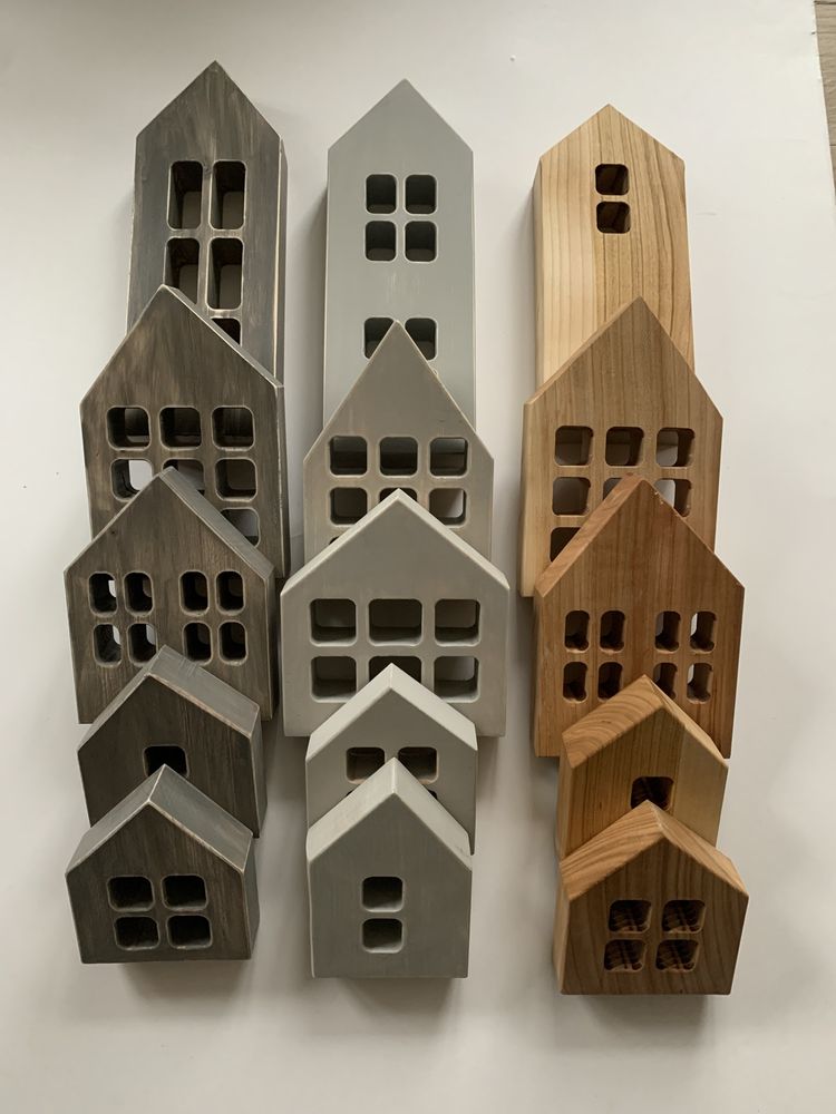 Dekoracyjne domki z drewna