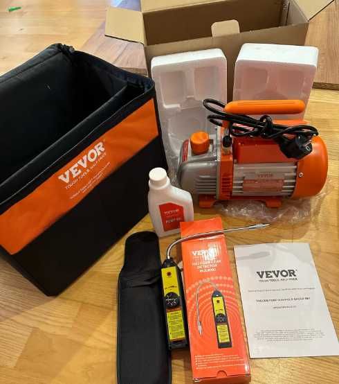 [NOVO] Kit Refrigerante p/ Ar Condicionado • Bomba de Vácuo • 3.5 CFM