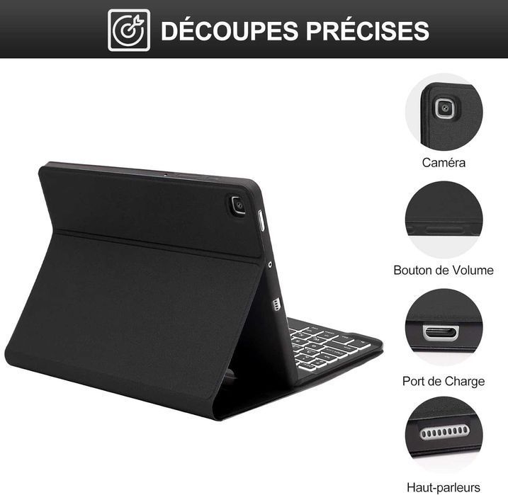 JADEMALL etui klawiatura bluetooth Samsung Galaxy Tab S6 Lite stojak