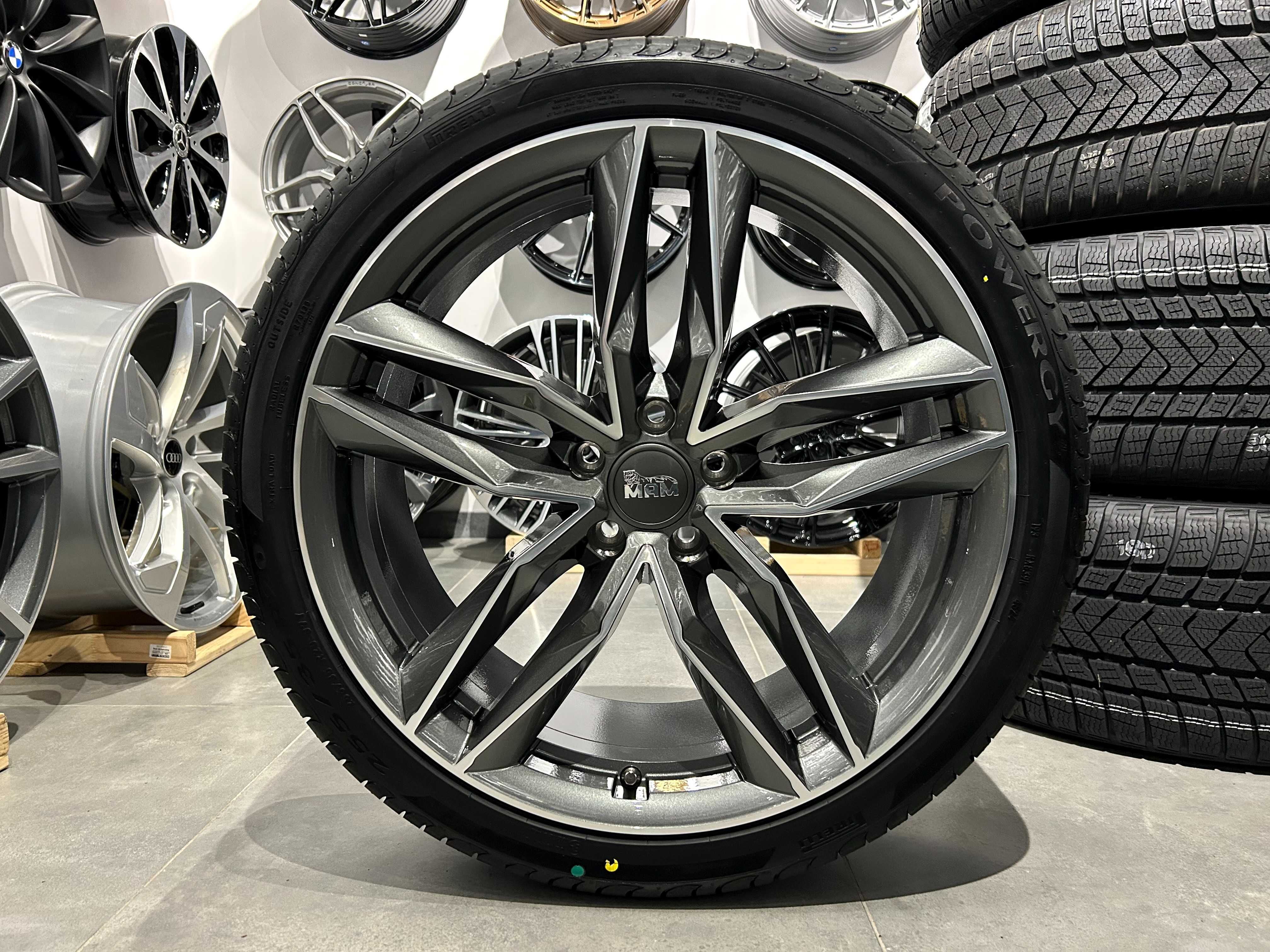 Koła letnie MAM RS3 20 5x112 ET30 Audi A6 C7 A7 4G Pirelli 255/35R20