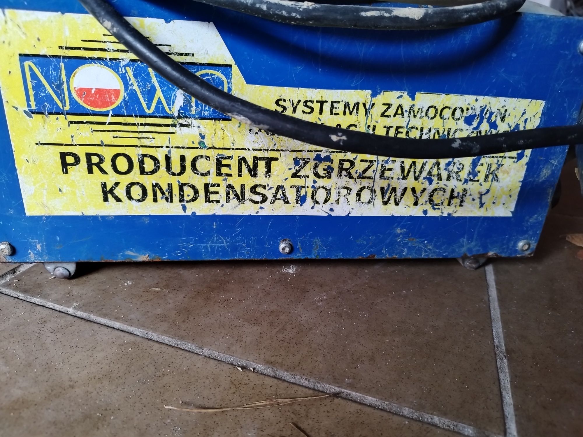 Zgrzewarka kondensatorowa wentylacja izolacja