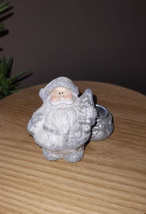 figurka Mikołaj, świecznik, świąteczna figurka