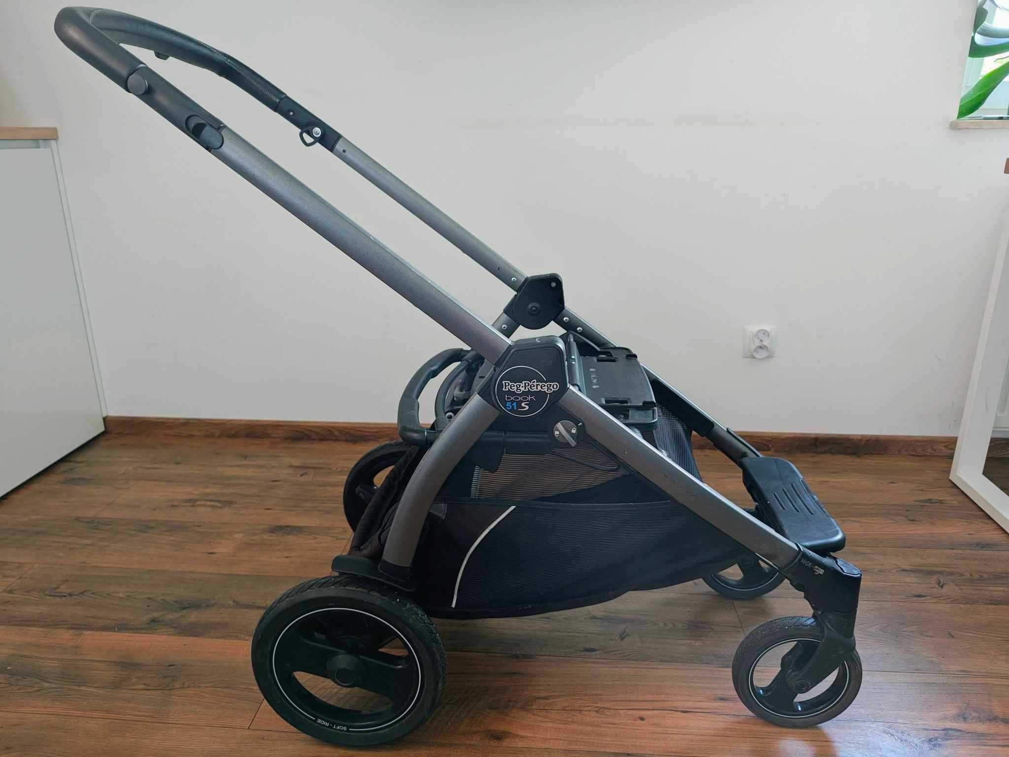 Wózek Peg Perego Book 51 S 5w1 z fotelikiem + GRATISY