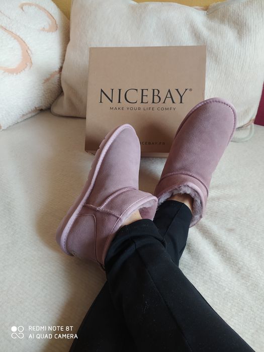 Buty emu firmy Nicebay 43 28 cm wkładka. Stopa 27.5-28cm. skóra wełna