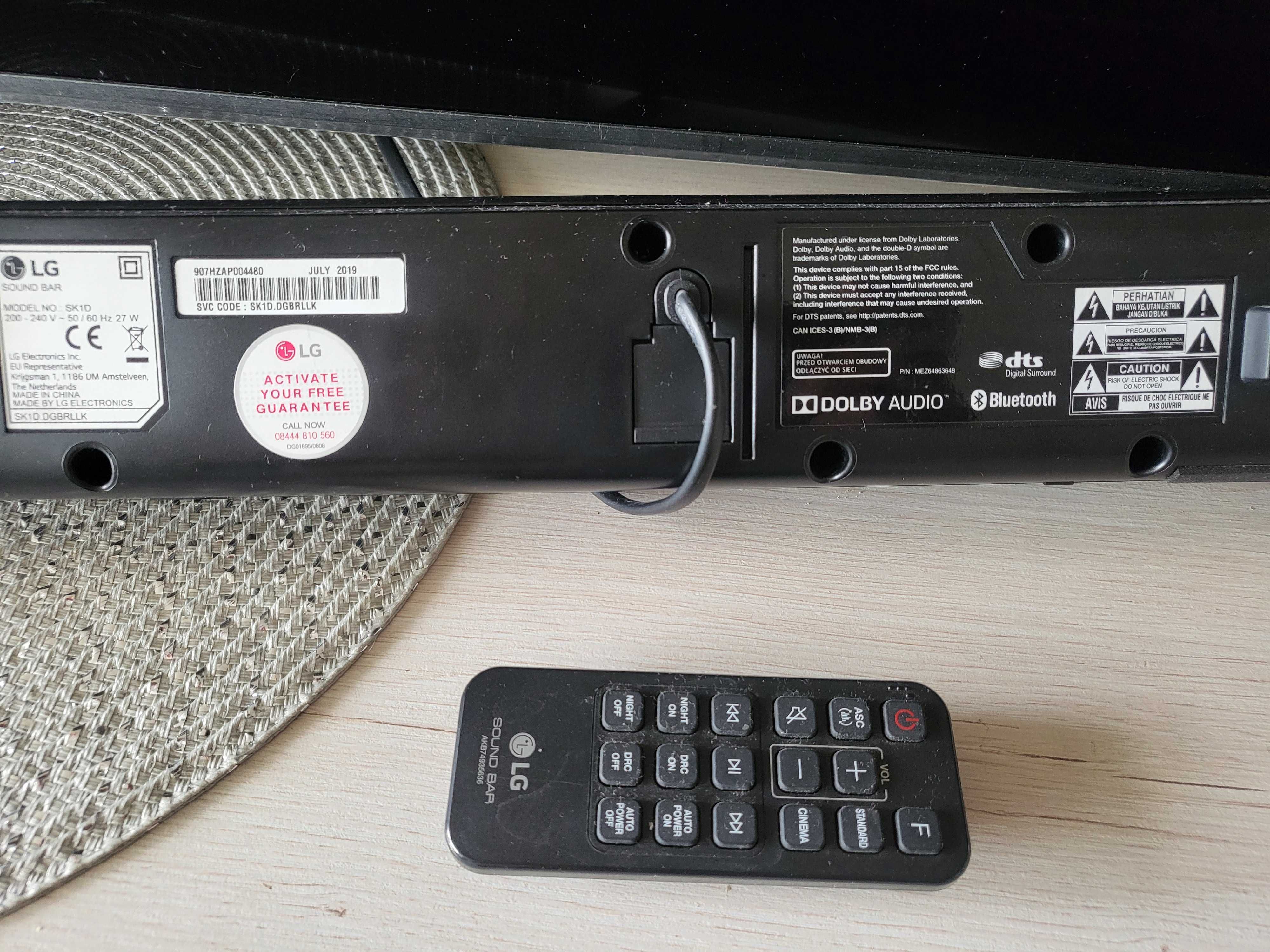 Sound bar LG używany