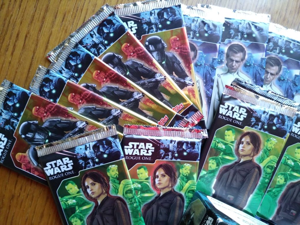 Бустеры с карточками Звездные войны Star Wars Изгой один Rogue One