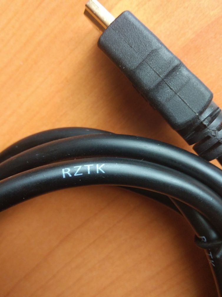 HDMI - DVI 1,8 метри Кабель від RZTK.
