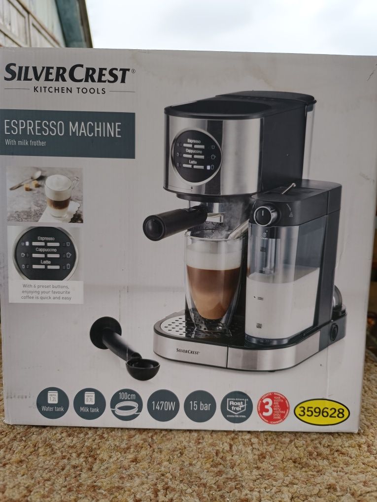 ESPRESSO Machine Silver Crest