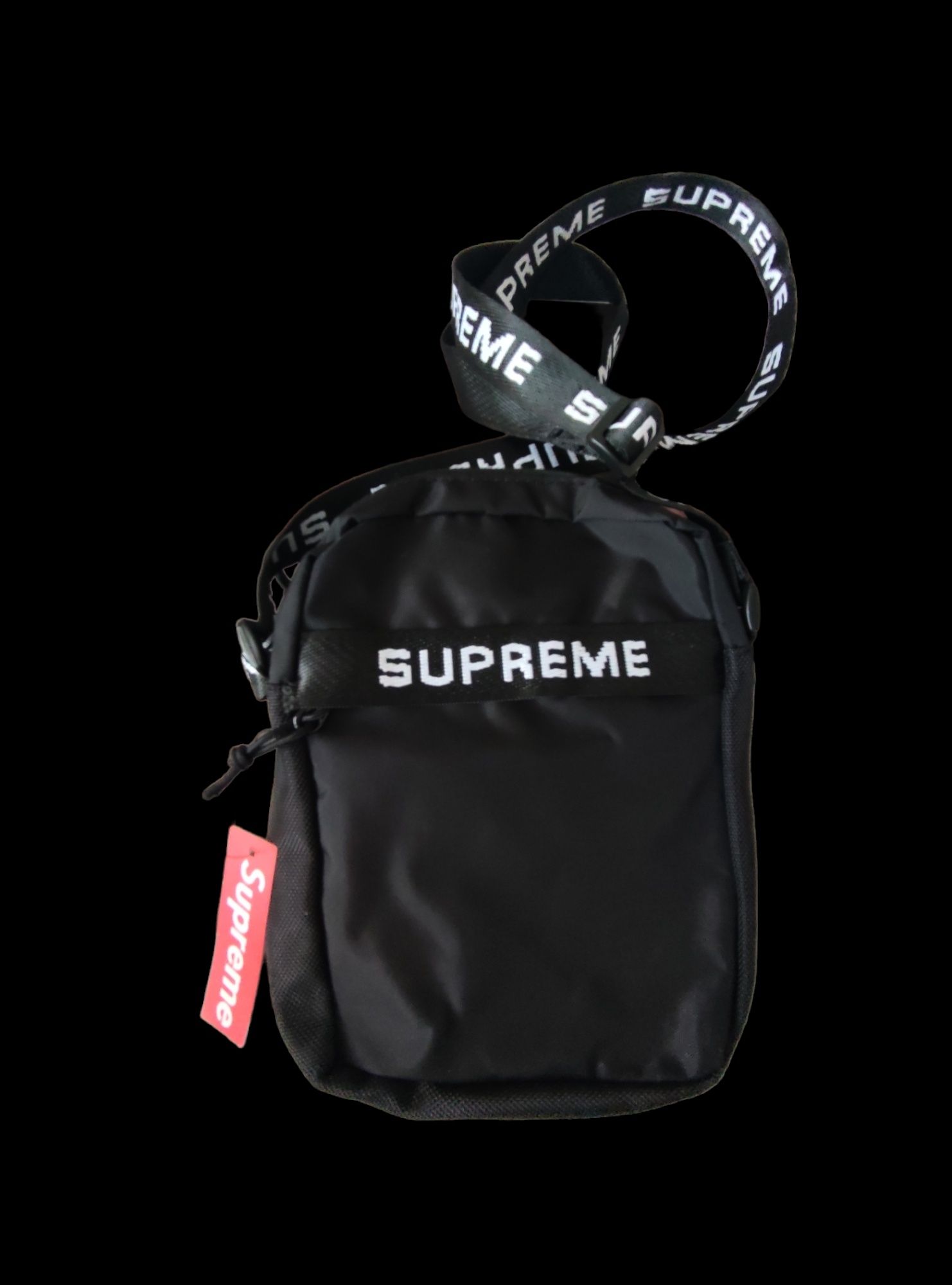 Supreme FW2022 shoulder bag, nerka, na ramię, drip streetwear all blac