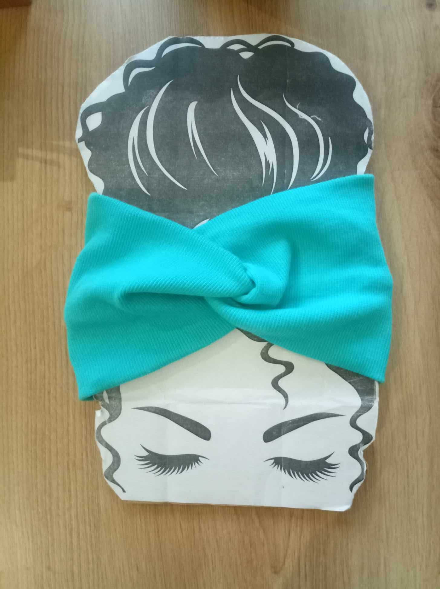 OPASKA na jesień, Turban bawełniana rozciągliwa.