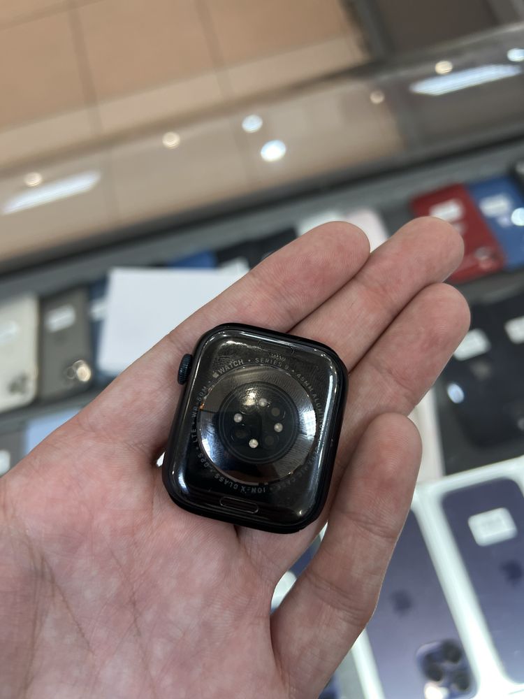 Apple Watch 9 45mm Midnight + Cellular/ Гарантія до 12 лютого 2025р