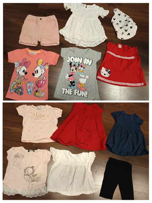 Zestaw dla dziewczynki 74-80