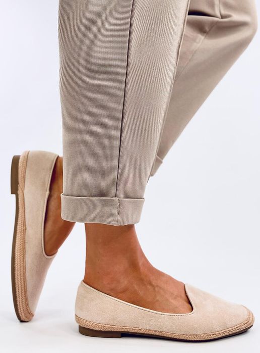 Baleriny Espadryle Damskie Ballot Beige