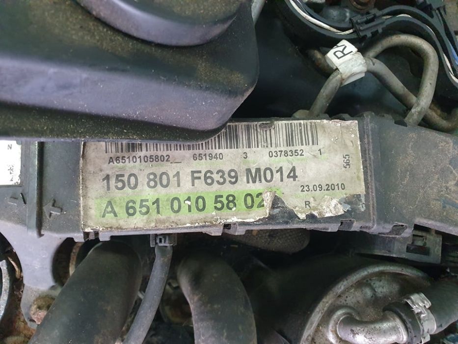 Motor Mercedes Vito 2.1 cdi de 2011, ref 651 940