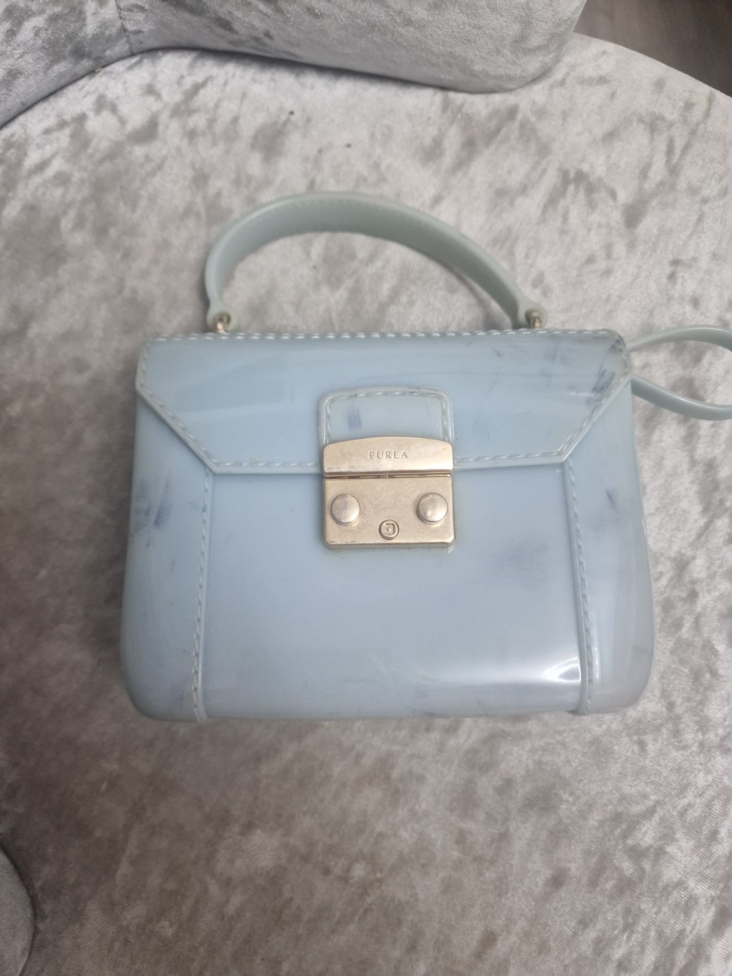 Mala azul turquesa Furla