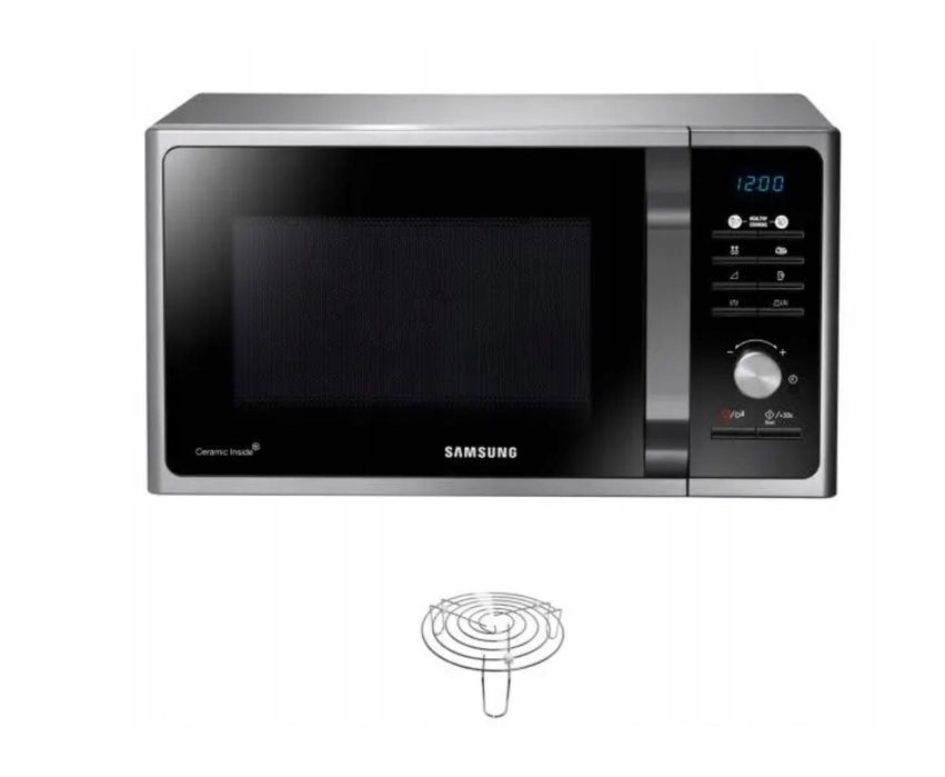 Kuchenka mikrofalowa Samsung MG23F301TAS GRILL 23L Srebrny