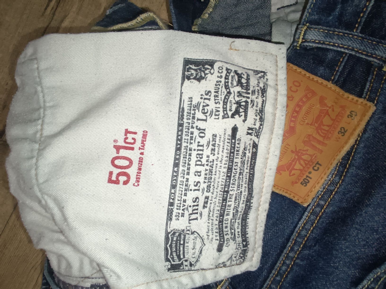 Джинсы синие Levis 501