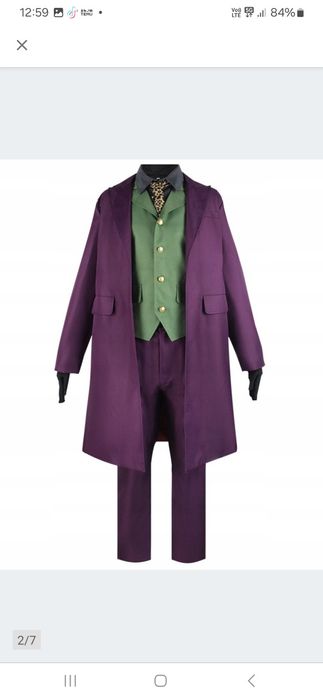 Kostium, przebranie, sylwester, karnawał, joker, Harley