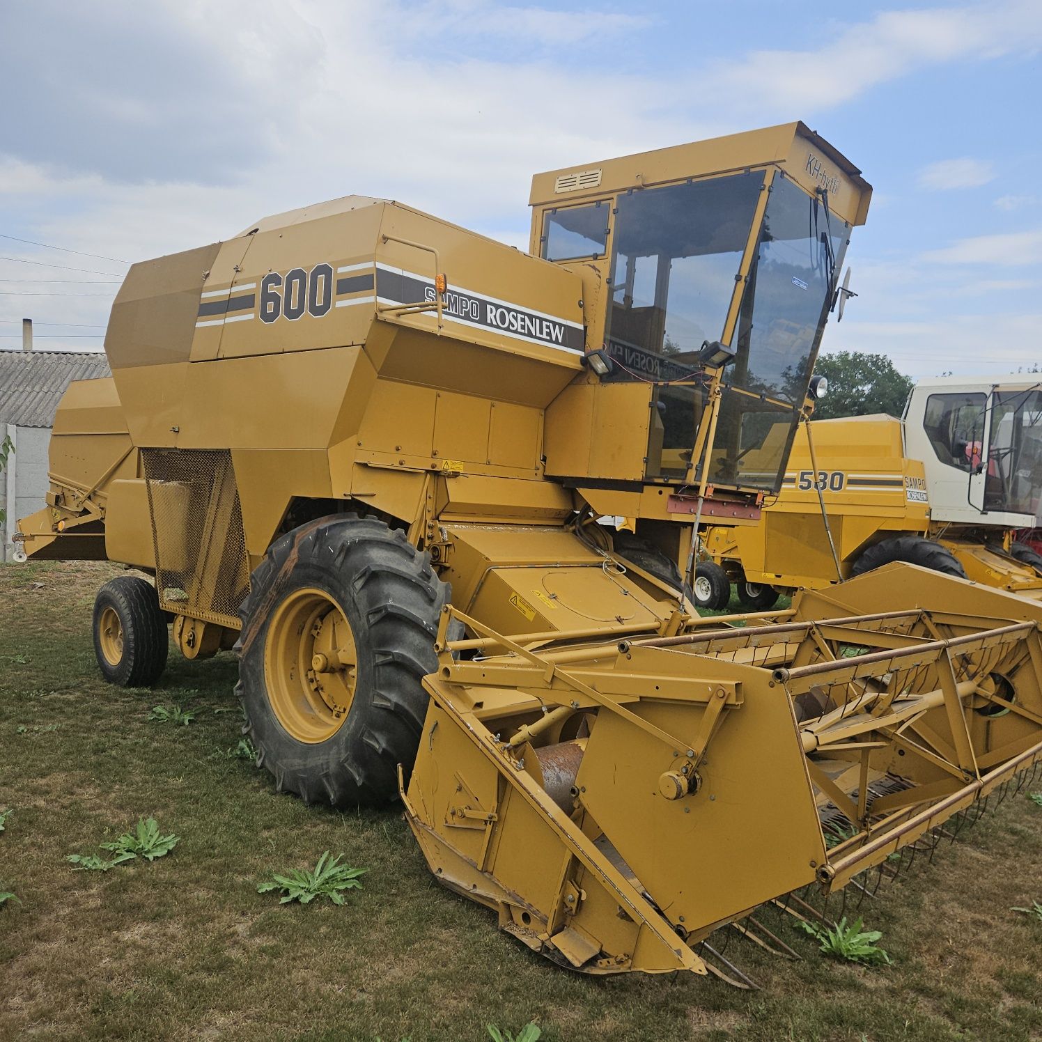 Комбайн зерно збиральний Sampo 600 680 з Фінляндії