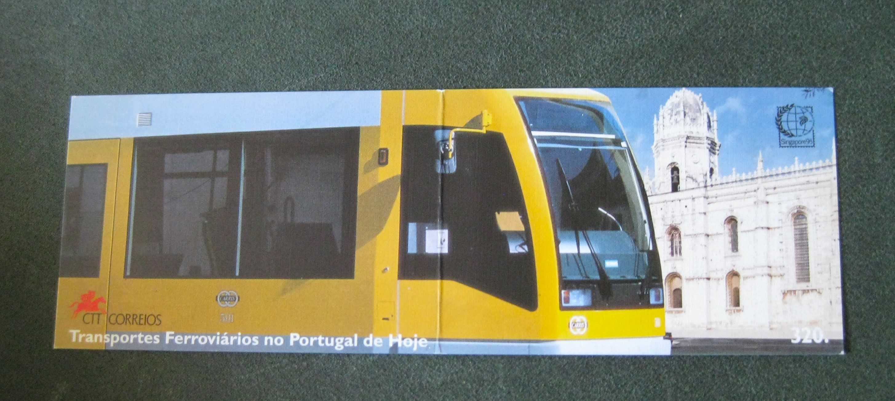 Carteira Nº99  Transportes Ferroviários no Portugal de Hoje 1995