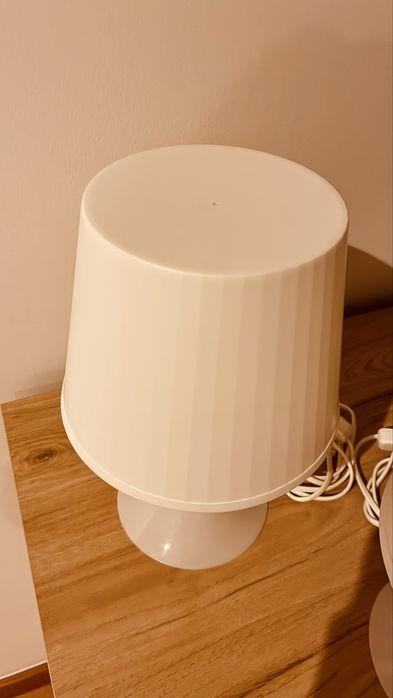 Candeeiro de mesa branco 29 cm