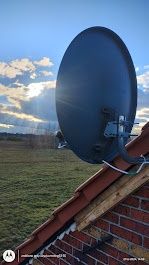 Ustawianie montaż Anten satelitarnych DVB-T2 instalcja Monitoringu
