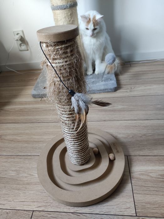 Wieża drapak z torem dla kulek anione