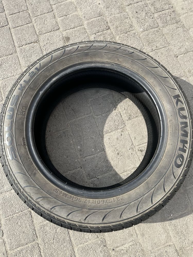 Шини літні 215/60R17 Kumho 4шт комплект