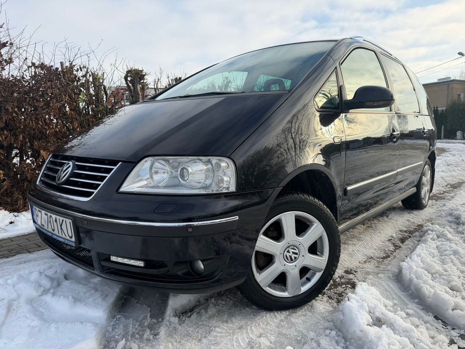 Volkswagen Sharan 1.9TDI Highline 7 foteli Hak Czarny