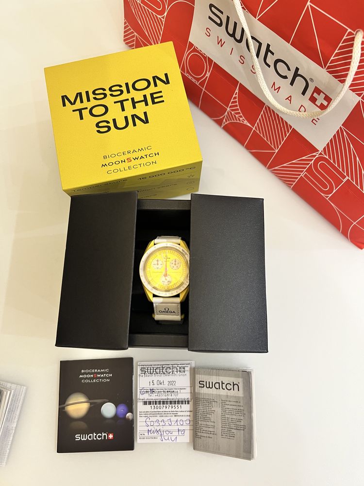 Годинник Omega+Swatch Mission to the Sun