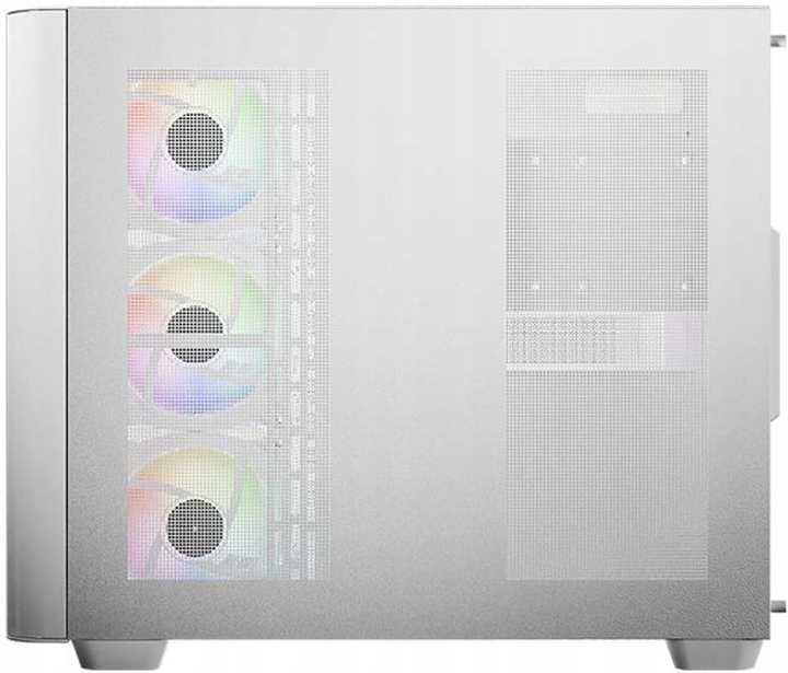 Obudowa Pc Lc-power 8001w Argb Atx Biała – Szklany Panel, Usb-c