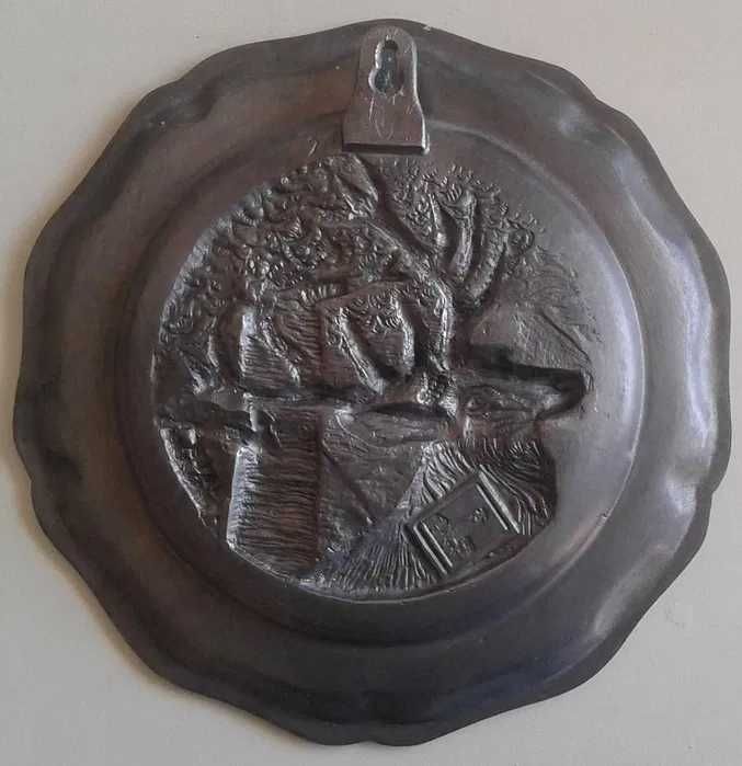 Placa de parede rústica
