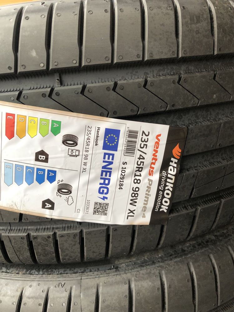 Komplet nowych opon hankook ventus prime 4 235/45/18