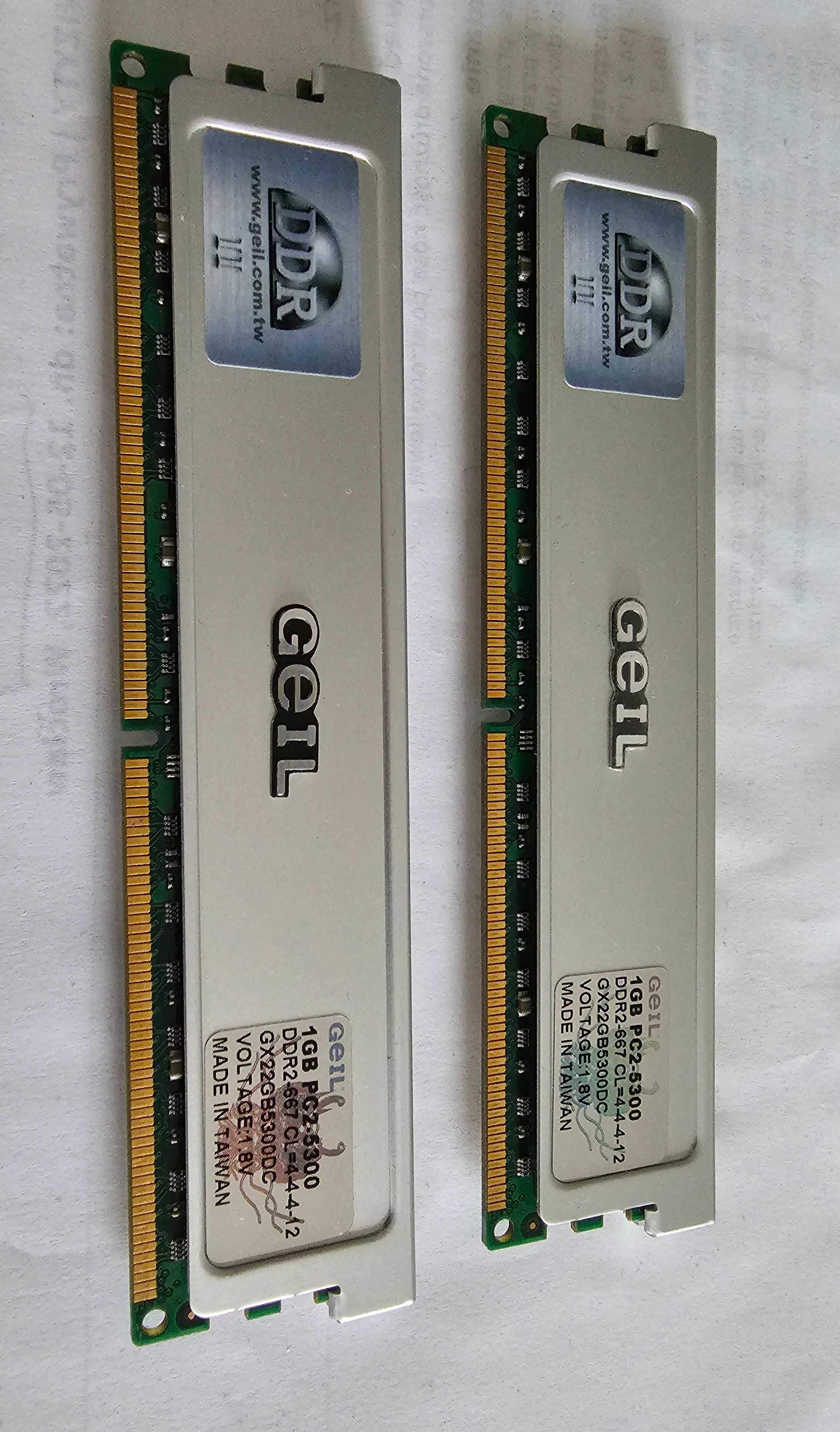 Pamieć DDR2 Geil 2x1Gb 667