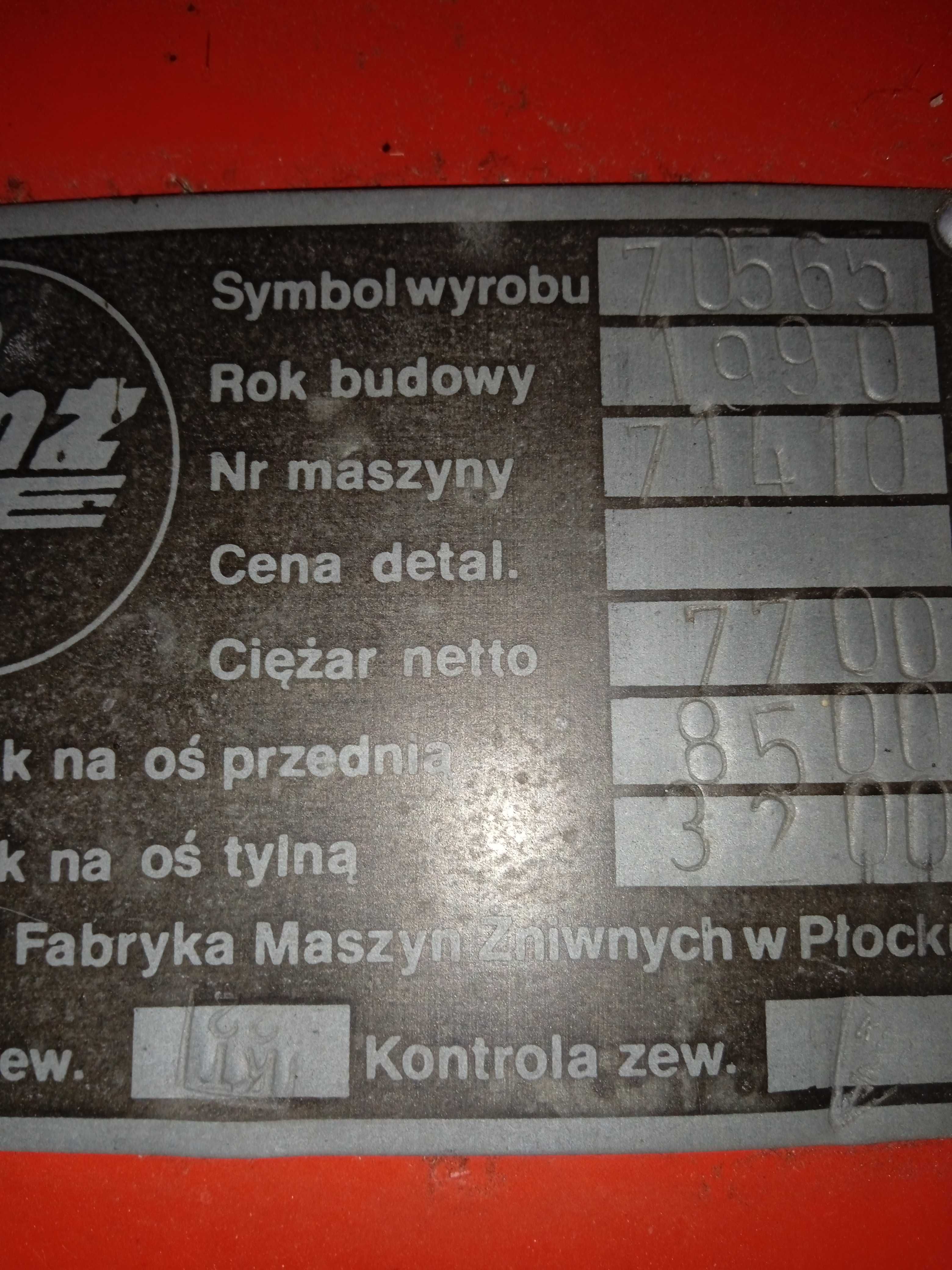 Sprzedam Bizon Z056, 90r, czerwony, drugi właściciel