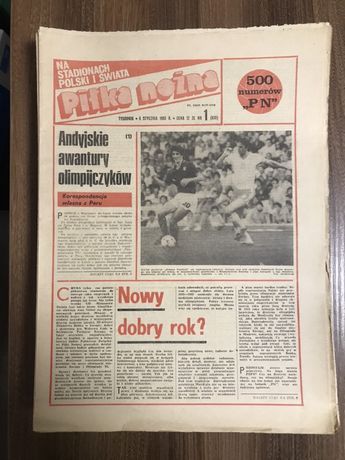 Tygodnik Piłka Nożna rocznik 1983 komplet