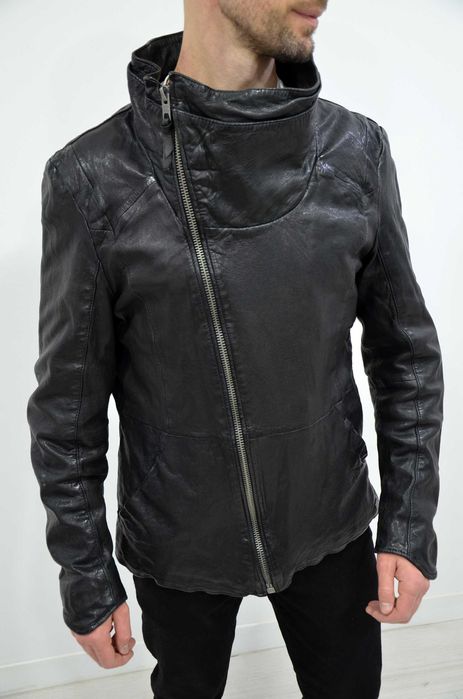 Tigha, 100% натуральна шкіряна куртка, косуха