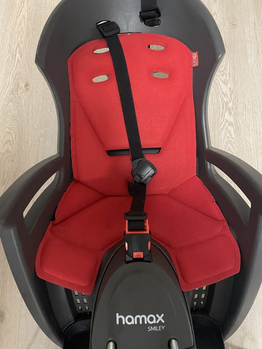 Fotelik rowerowy Hamax Smiley 22 kg